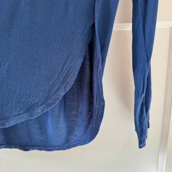 Madewell long sleeve blue top size small normcore - Picture 4 of 7